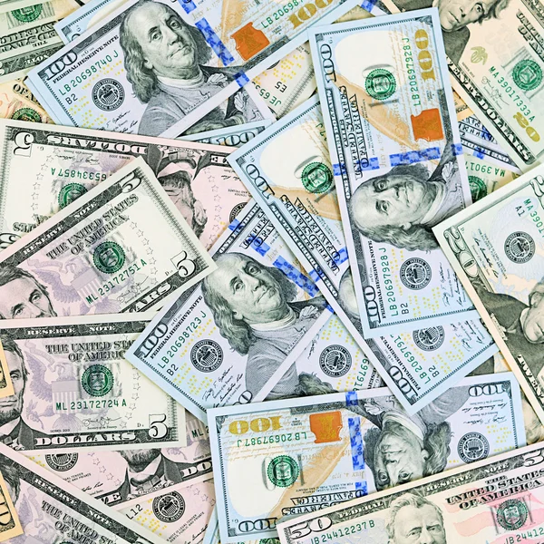 Dollar banknotes as a background Stock Picture