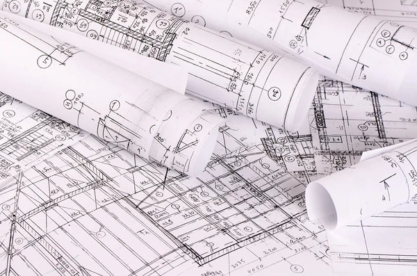 Arka plan bir ev projeler — Stok fotoğraf