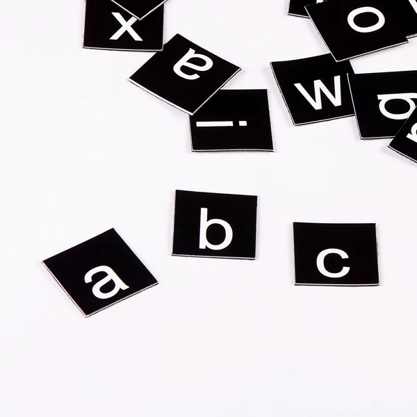 Písmena anglické abecedy — Stock fotografie