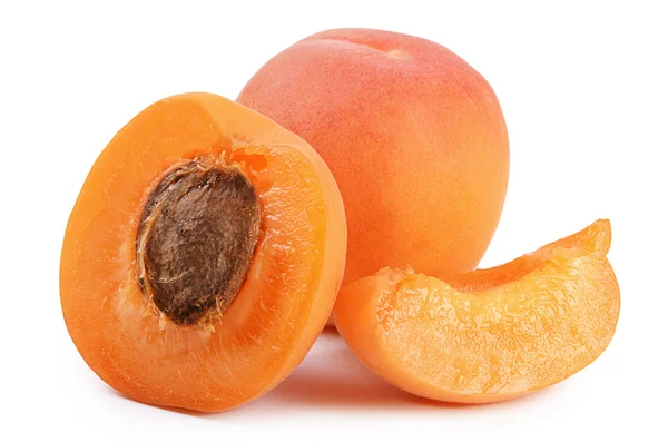 Fresh apricot with a leaf — Stock Photo, Image