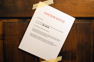 Eviction Notice clipart