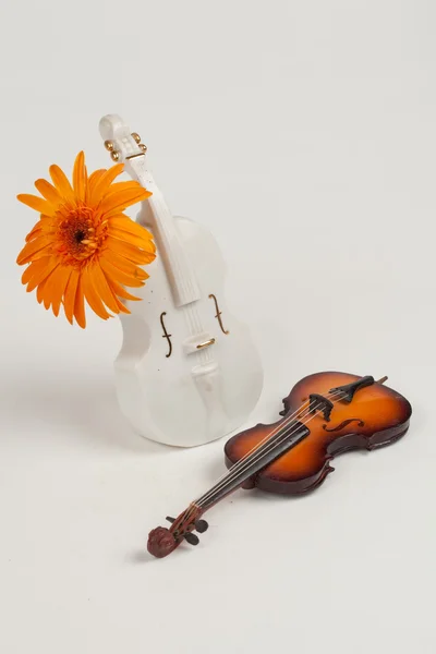 Вазовая скрипка — стоковое фото