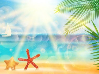 Eski deniz manzaralı poster.