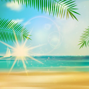 Deniz plaj yaz tasarım.