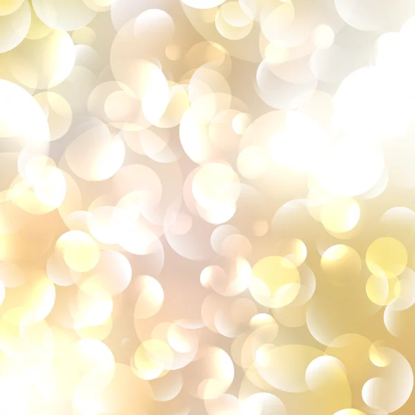 Fondo de luces abstractas de color oro . — Vector de stock