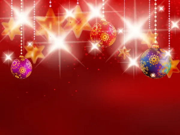 Mücevherlerle dolu Noel arkaplanı.