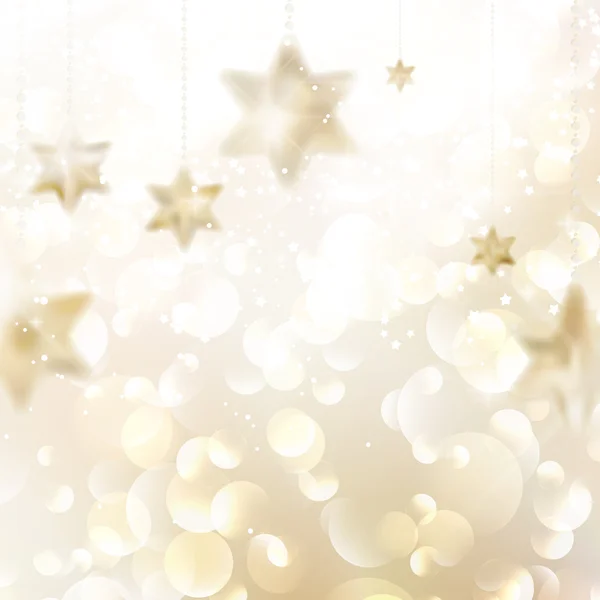 Elegant christmas sneeuwvlokken en copyspace. — Stockvector