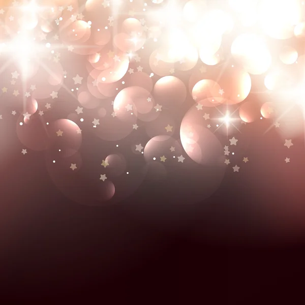 Élégant fond de Noël avec des étoiles dorées . — Image vectorielle