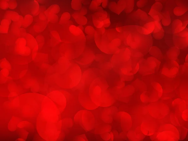 Fond de Saint Valentin avec des cœurs. — Image vectorielle