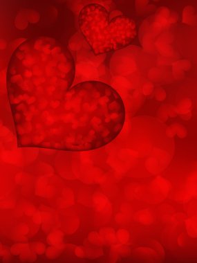 parlak kupa bokeh ışık Sevgililer günü.