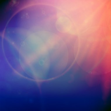 soyut günbatımı üzerinde sky lens flare ile.