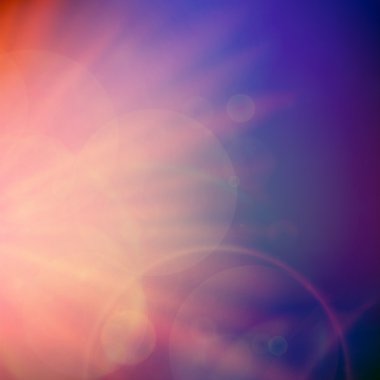 soyut günbatımı üzerinde sky lens flare ile.