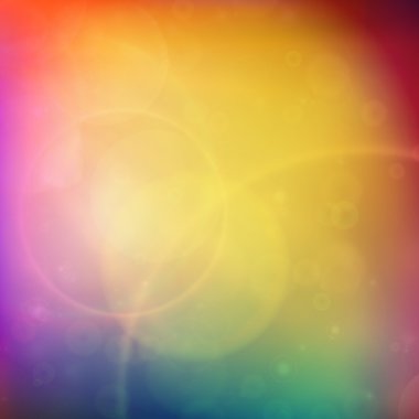 soyut günbatımı üzerinde sky lens flare ile.