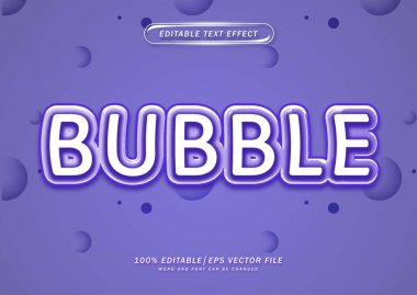 kabarcık metin düzenlenebilir etkisi