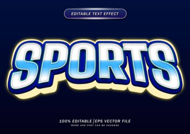 neon spor düzenlenebilir metin efekti