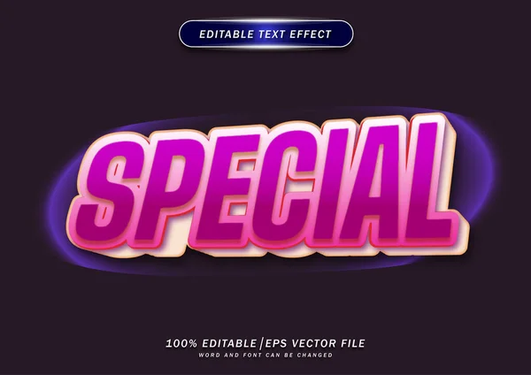 Efecto Texto Editable Especial Lujo — Vector de stock