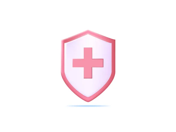 Shield Vector Icon Immune Protection — Stock Vector