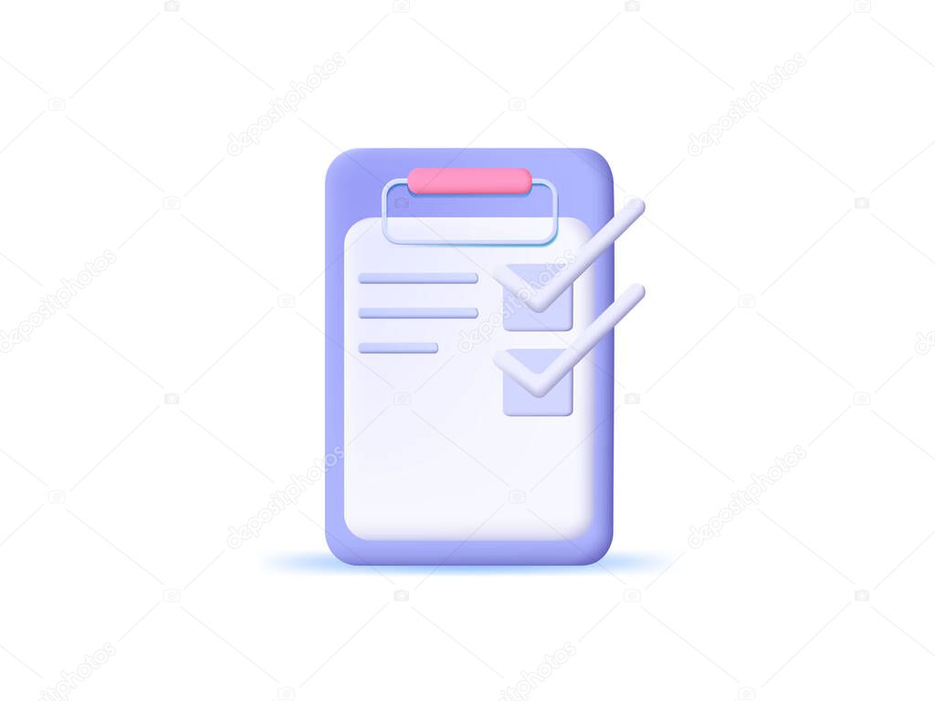 3d assigment icon vector illustrations