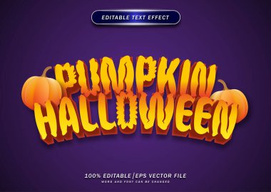 Balkabağı Cadılar Bayramı metin düzenleme efekti