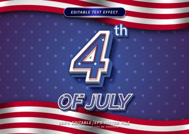 3d Düzenlenebilir Metin Biçimi. 4 Temmuz. Bağımsızlık Günü