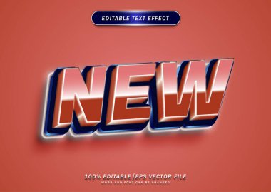 Neon düzenlenebilir metin efektine sahip yeni gradyan