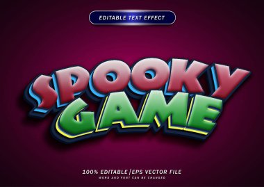 Ürkütücü oyun metin efekti