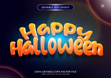 Mutlu Halloween metin efekti