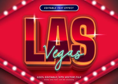 Las vegas text style effect editable