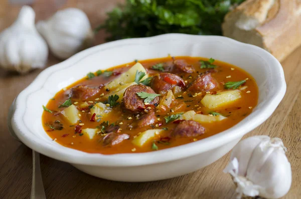 Spanische Suppe — Stockfoto
