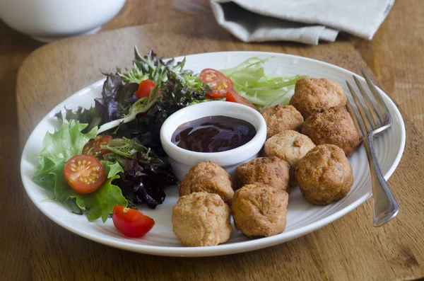 Chicken meatballs — Stock Photo, Image