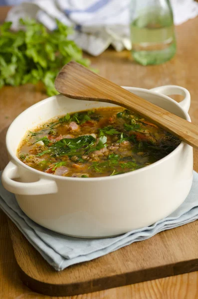 Italian soup — Stock Photo, Image