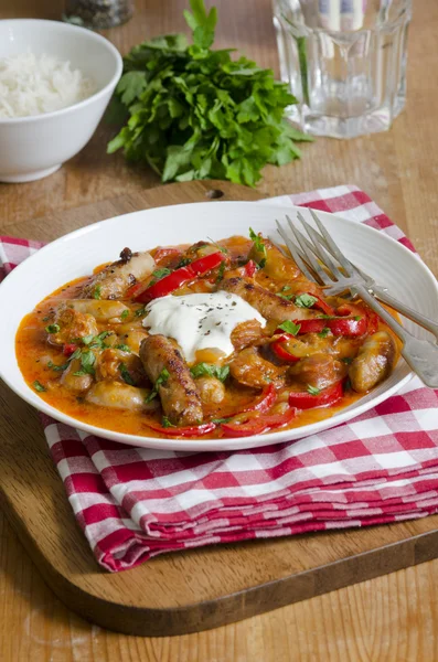 Hungarian goulash — Stock Photo, Image