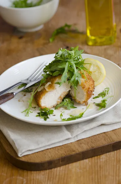 Hühnerschnitzel — Stockfoto