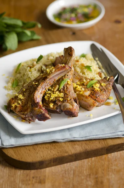 Chuletas de cordero — Foto de Stock