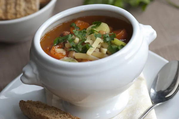 Sopa de massa — Fotografia de Stock