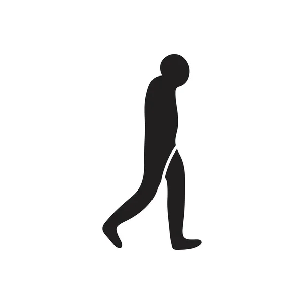 Walk Logo Vector Icon Template Illustration Design — 스톡 벡터