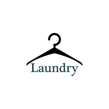 Çamaşır logo vektör şablonu