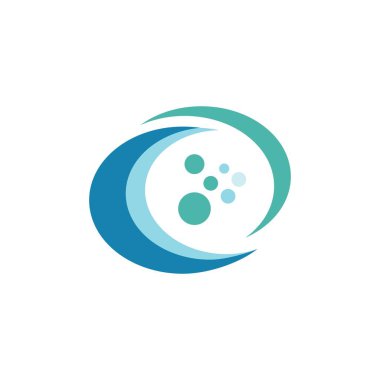 Çamaşır logo vektör şablonu