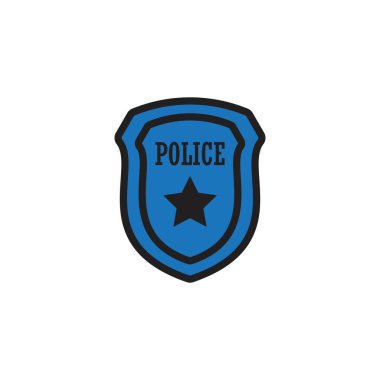 polis logo vektör illüstrasyon tasarımı
