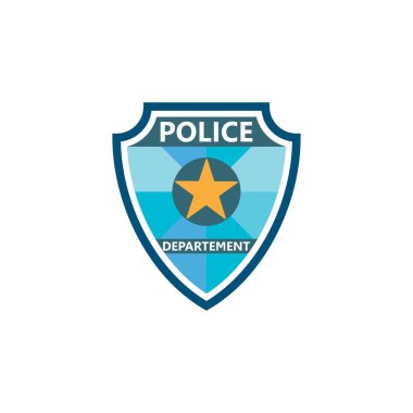 polis logo vektör illüstrasyon tasarımı