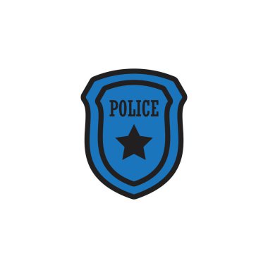 polis logo vektör illüstrasyon tasarımı