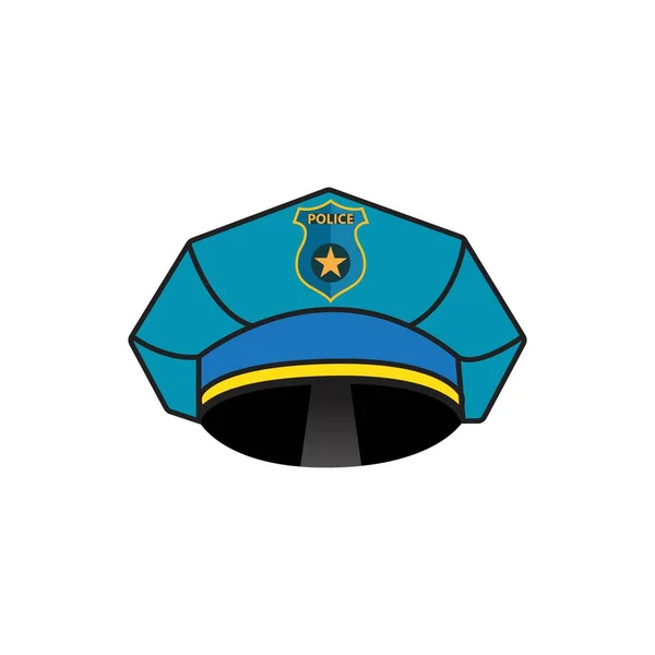 Logo Police Icône Vectorielle Illustration Design — Image vectorielle