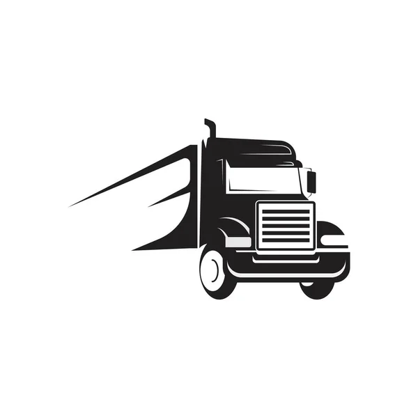 Vrachtwagen Logo Vector Pictogram Illustratie Ontwerp — Stockvector