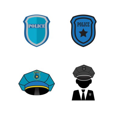 polis logo vektör illüstrasyon tasarımı