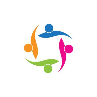 Evlat Edinme ve Toplum Bakımı Logo şablonu vektörü