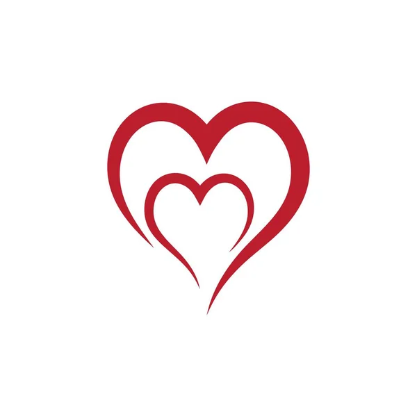 День Святого Валентина Логотип Векторний Дизайн Ілюстрації — стоковий вектор
