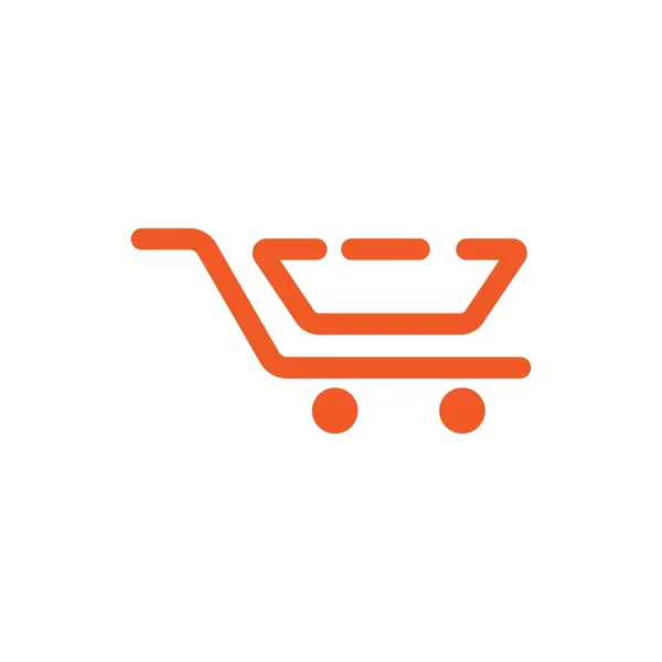 Supermarket Obchod Logo Taška Vektorové Ikony Ilustrace — Stockový vektor