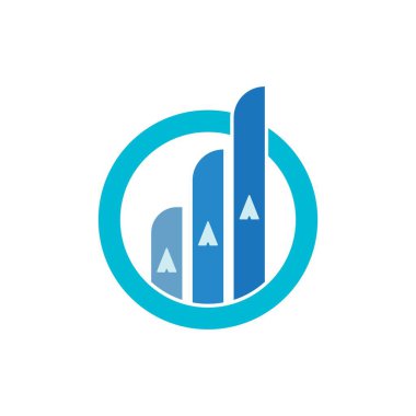 Business Finance profesyonel logo şablon vektör simgesi