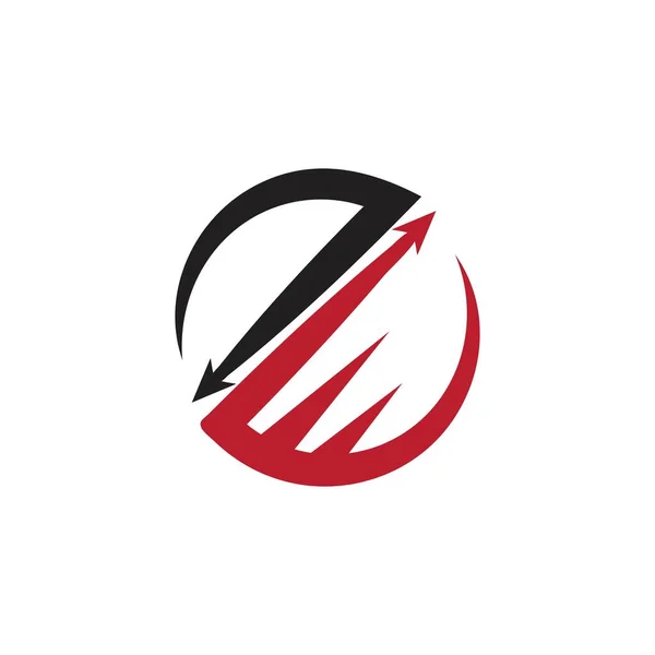 Швидше Стрілка Бізнес Логотип Векторні Ілюстрації Сучасні — стоковий вектор