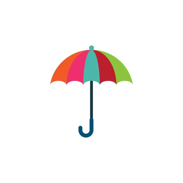 Paraplylogotyp Vektor Mall Ikon Design — Stock vektor